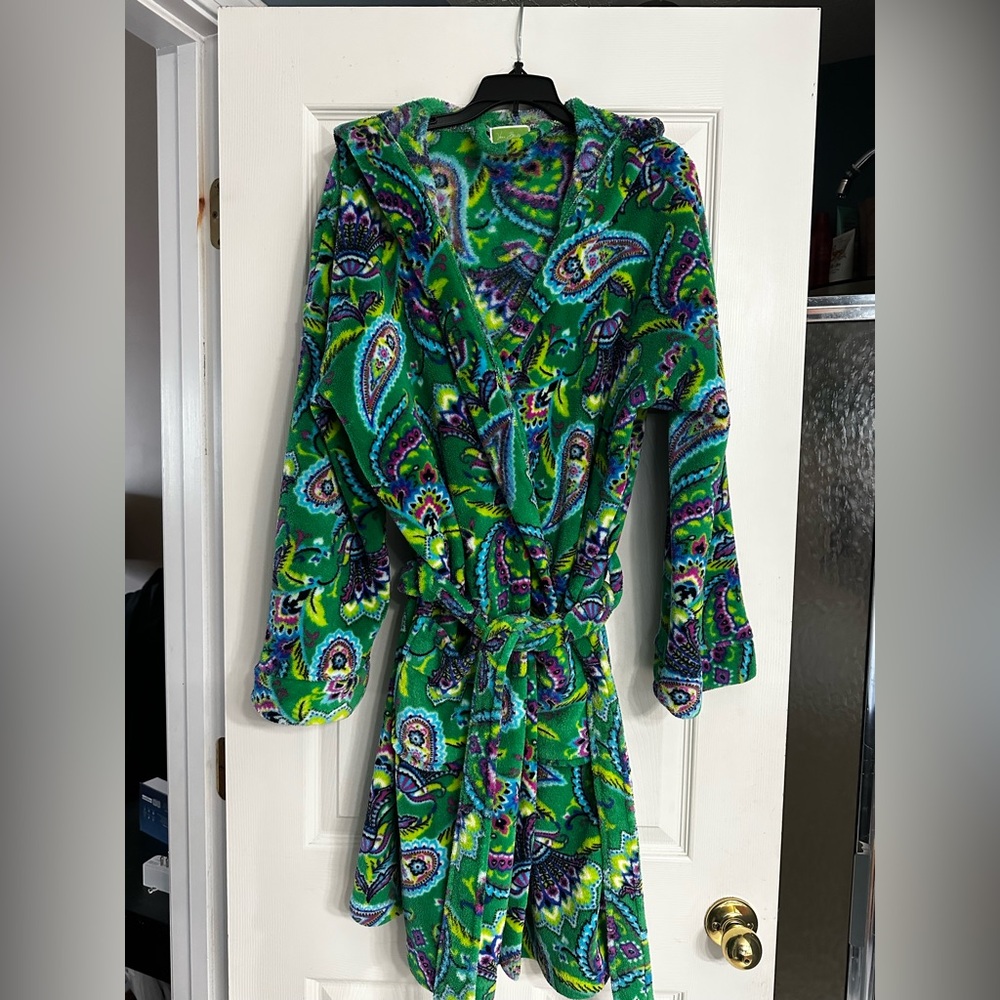 Vera Bradley Plush Fleece Robe